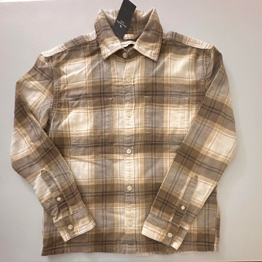 Abercrombie & Fitch kids flannel NWT size 13/14